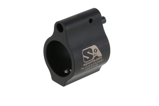 The Superlative Arms .750 set screw gas block is machined out of 416 stainless steel